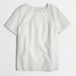 J. Crew Eyelet Shirt size S